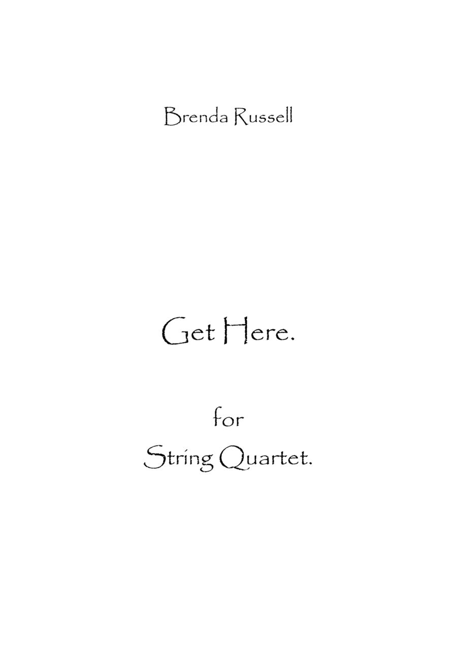 Get Here (arr. Spence Bundy)