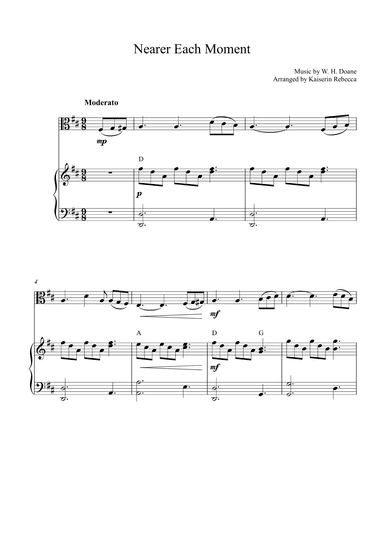 Nearer Each Moment (arr. Kaiserin Rebecca)