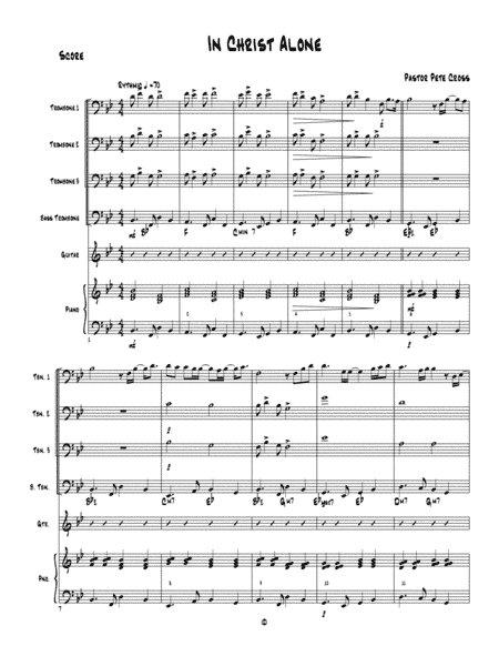 Trombone Praise In Christ Alone (arr. Pastor Pete Cross)