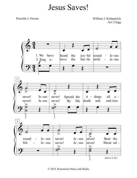 Jesus Saves! (arr. Colleen D. Clegg)