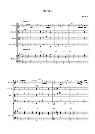 Arioso (arr. Alex Nunes Rodrigues)