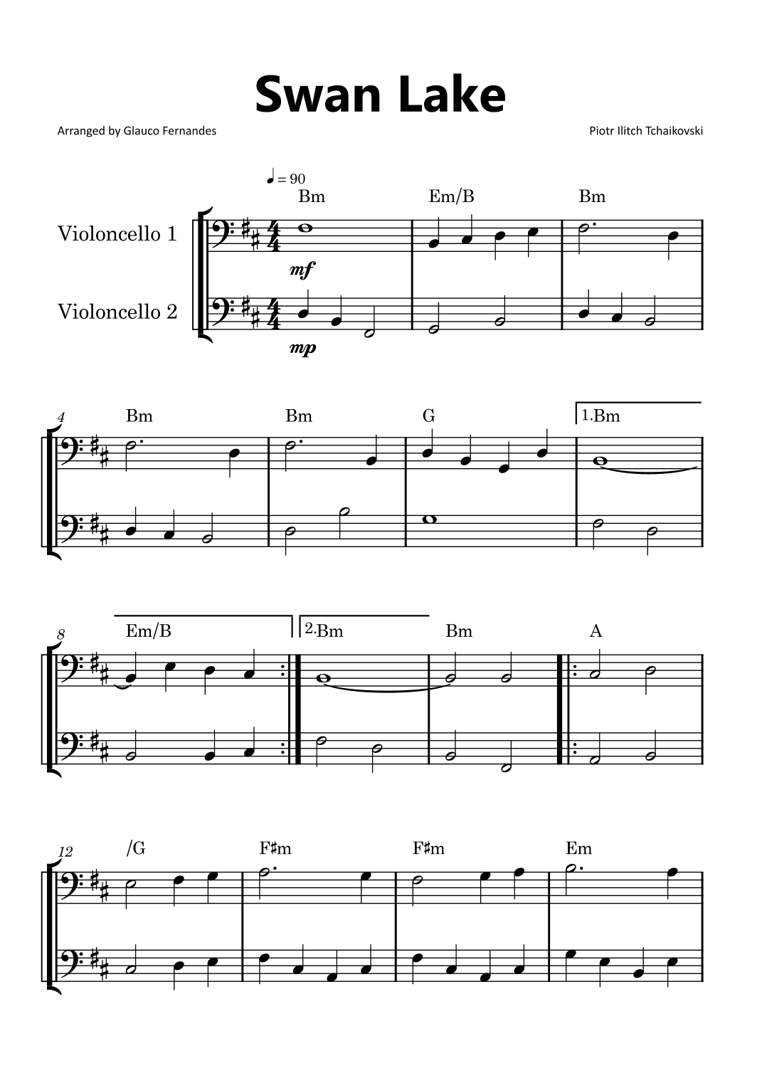 Swan Lake (arr. Glauco Fernandes)