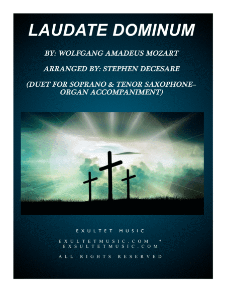 Laudate Dominum (Duet for Soprano & Tenor Saxophone - Organ Accompaniment) (arr. Stephen DeCesare)