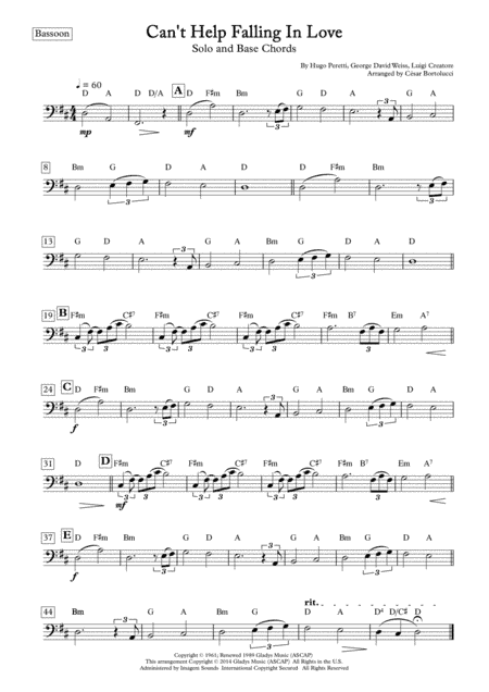 Can't Help Falling In Love (arr. ACT Bortolucci)