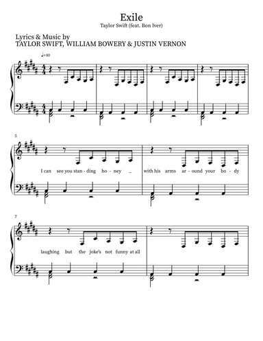 Exile (arr. Aldana Pablos)