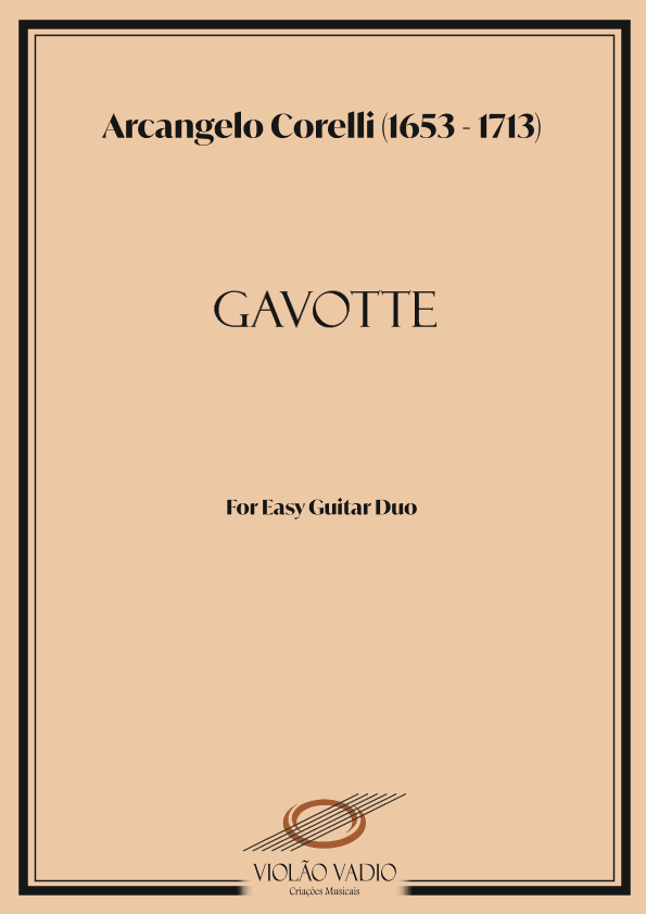 Gavotte (Easy guitar duo) (arr. André Alberto Santos)