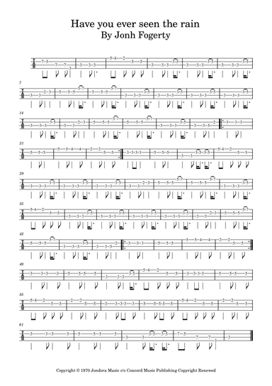 Have You Ever Seen The Rain? (arr. Madelu Lopes)