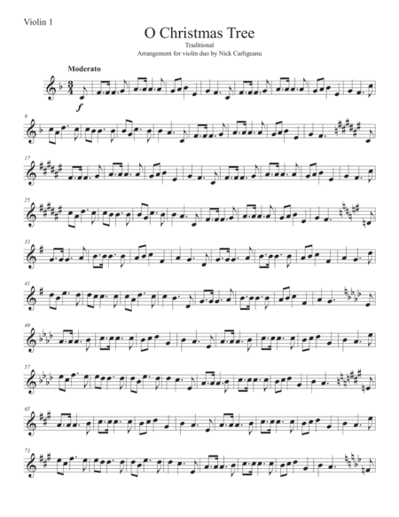 O Christmas Tree (arr. Nick Carligeanu)