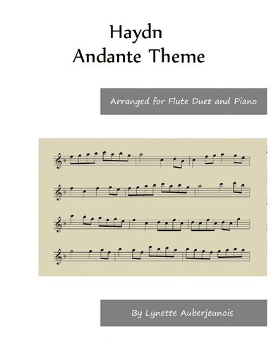 Andante Theme - Flute Duet and Piano (arr. Lynette Auberjeunois)