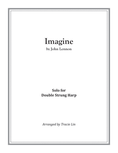 Imagine (arr. Tracie Lin)
