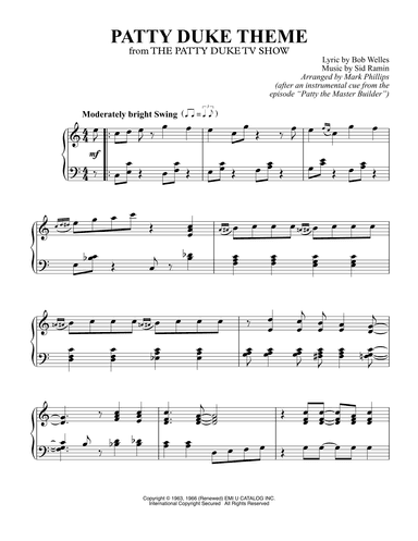 Patty Duke Theme (arr. Mark Phillips)