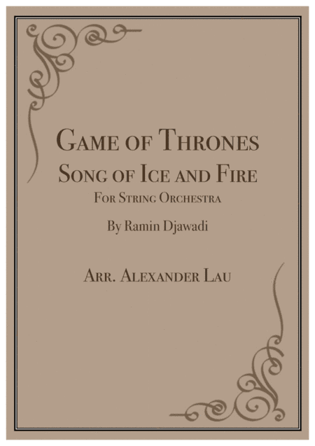 Game Of Thrones (arr. Alexander Lau)