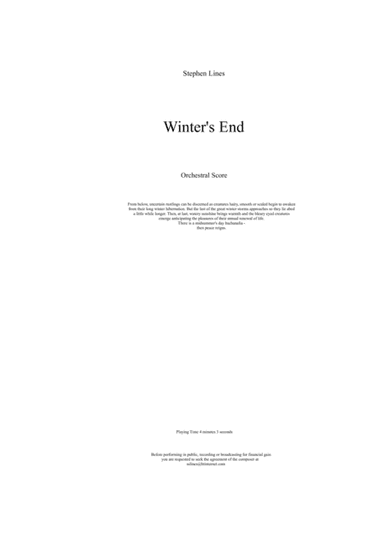 Winter's End