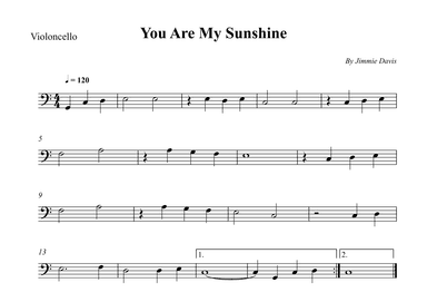 You Are My Sunshine (arr. Wesley S. SIlva)