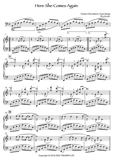 Here She Comes Again (arr. Vladimir Markowsky)