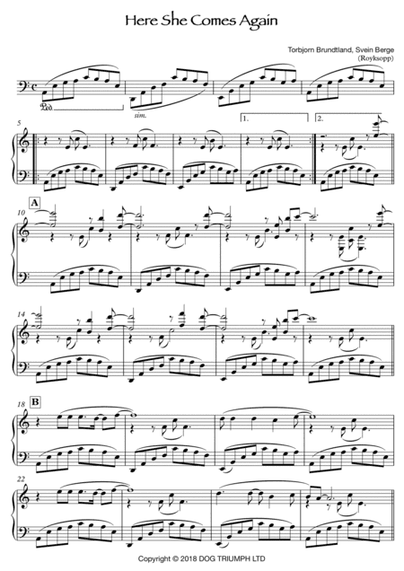 Here She Comes Again (arr. Vladimir Markowsky)