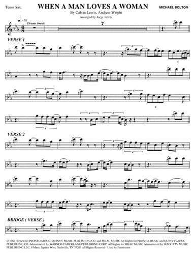 When A Man Loves A Woman (arr. Jorge Juárez)
