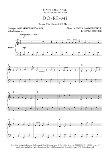 Do-re-mi (arr. Danilo "Daca" Alves)
