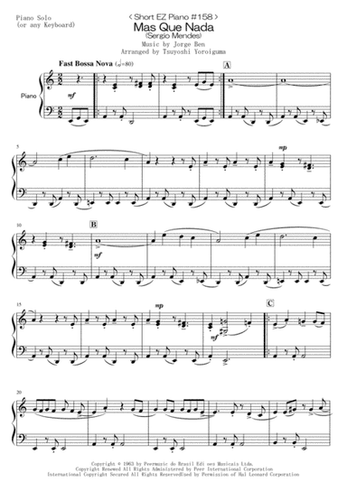 Mas Que Nada (arr. Tsuyoshi Yoroiguma)