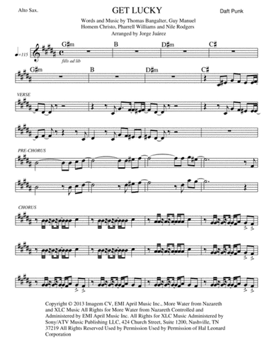 Get Lucky (arr. Jorge Juárez)