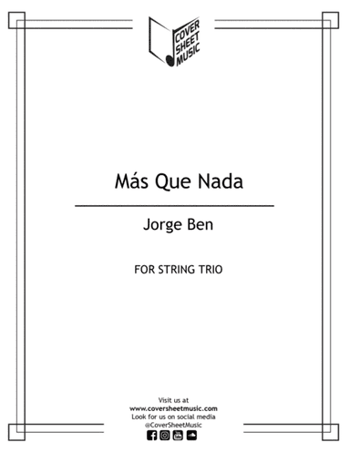 Mas Que Nada (arr. Jose Quintana)