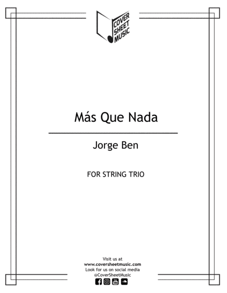 Mas Que Nada (arr. Jose Quintana)