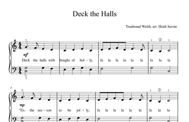 Deck the Halls (arr. Heidi Savoie)