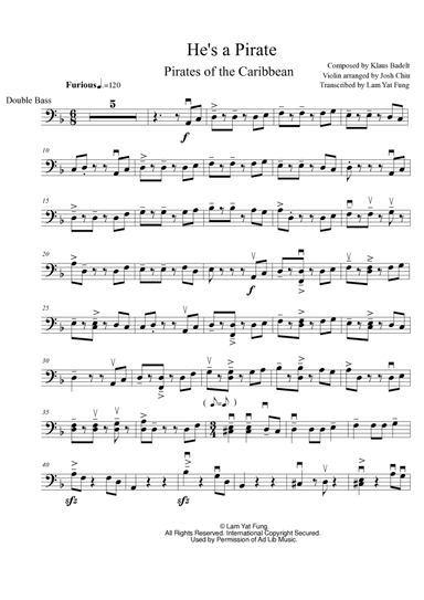 He's A Pirate (arr. Lam Yat Fung)