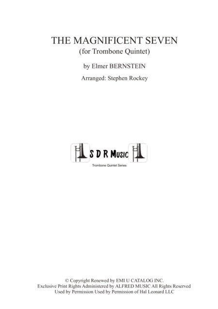 The Magnificent Seven (arr. Arranged by Stephen Rockey)