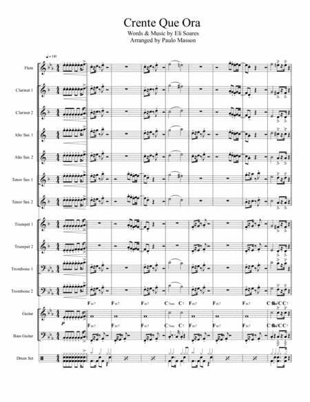 Crente Que Ora (arr. Paulo Masson)
