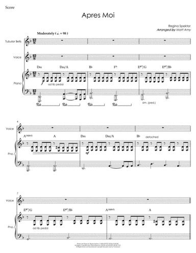 Apres Moi (arr. Matt Amy)