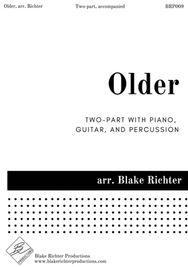 Older (arr. Blake Richter)