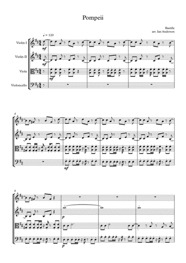 Pompeii (arr. Ian Anderson)