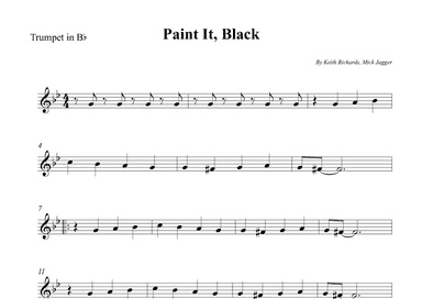 Paint It, Black (arr. Wesley S. SIlva)