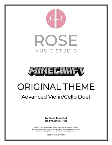 Minecraft (arr. Elisha G. Rose - Rose Music Studio)
