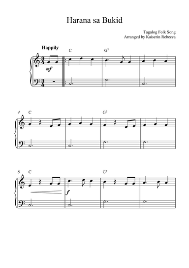 Harana sa Bukid (arr. Kaiserin Rebecca)