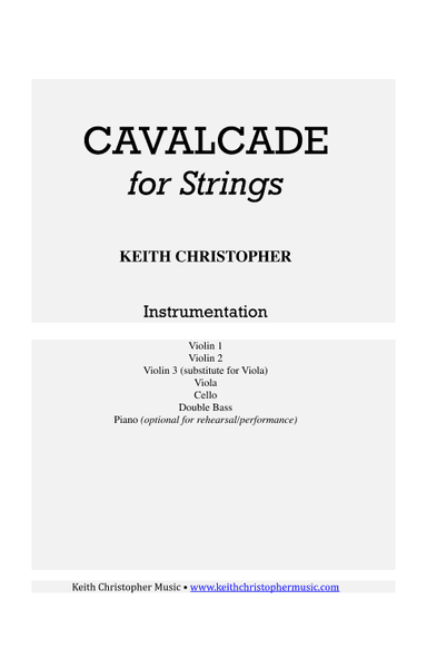 Cavalcade for Strings