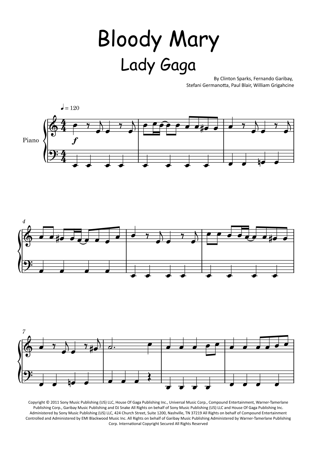 Bloody Mary (arr. Glauco Fernandes)