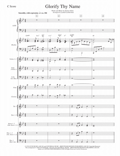 Glorify Thy Name (arr. Lyndell Leatherman)