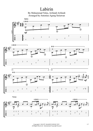 Labirin (arr. Antonius Agung Setiawan)