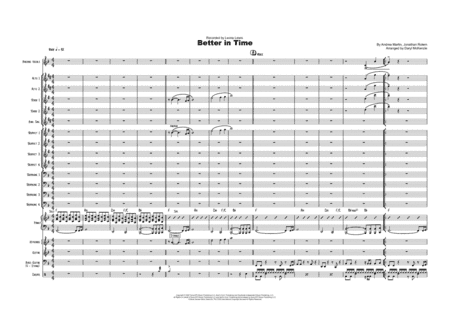Better In Time (arr. Daryl McKenzie)