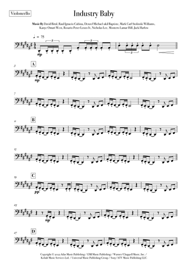 Industry Baby (arr. Rodrigo Nascimento)