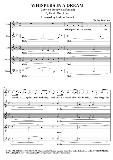 Gabriel's Oboe (arr. Andrew Emmet)