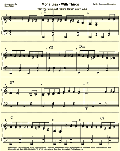 Mona Lisa (arr. Doug Abbott)