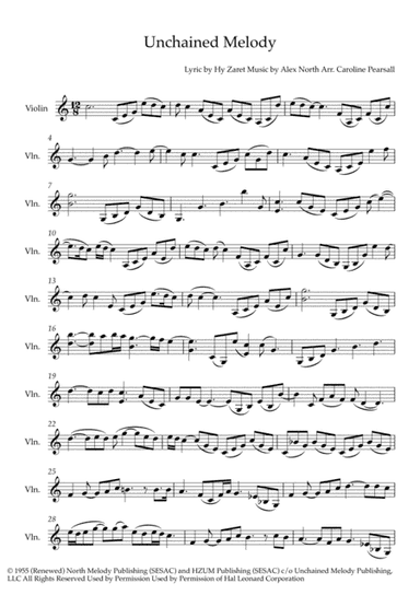 Unchained Melody (arr. Caroline Pearsall)