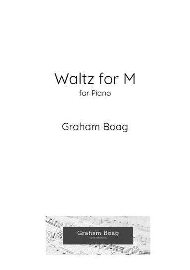 Waltz for M (Piano Solo)