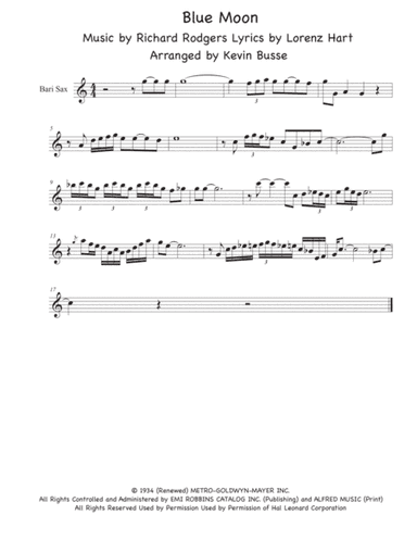 Blue Moon (arr. Kevin Busse)