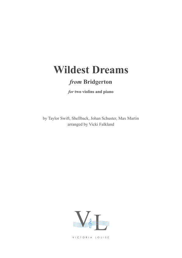 Wildest Dreams (arr. Vicki Falkland)