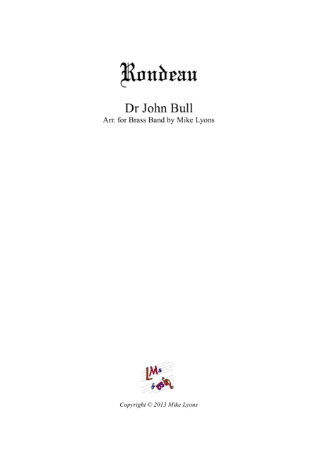 Brass Band - Rondeau in G (arr. Mike Lyons)