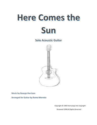 Here Comes The Sun (arr. Remo Moretto)